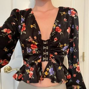 Floral Bustier Top